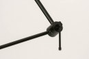 Hanglamp 30802: modern, stof, metaal, zwart #11