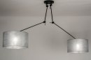 Hanglamp 30803: modern, stof, metaal, zwart #2