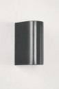 Wandlamp 30813: modern, metaal, zwart, mat #4
