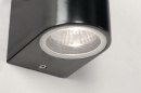 Wandlamp 30813: modern, metaal, zwart, mat #6