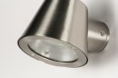 Wandlamp 30816: modern, staal rvs, metaal, staalgrijs #7