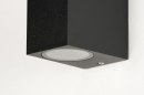 Wandlamp 30823: modern, aluminium, metaal, zwart #7