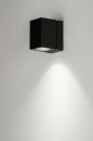 Wandlamp 30825: modern, aluminium, metaal, zwart #1