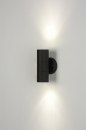 Wandlamp 30830: modern, metaal, zwart, mat #3