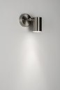 Wandlamp 30836: modern, staal rvs, metaal, aluminium #1