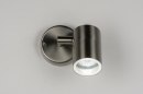 Wandlamp 30836: modern, staal rvs, metaal, aluminium #2