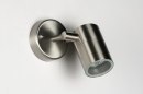Wandlamp 30836: modern, staal rvs, metaal, aluminium #6
