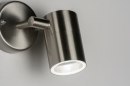 Wandlamp 30836: modern, staal rvs, metaal, aluminium #8