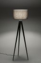 Vloerlamp 30883: design, modern, stof, metaal #2