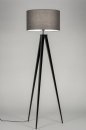 Vloerlamp 30883: design, modern, stof, metaal #3