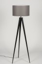 Vloerlamp 30883: design, modern, stof, metaal #4