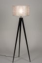 Vloerlamp 30888: design, modern, stof, metaal #2
