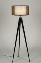 Vloerlamp 30889: design, modern, stof, metaal #1