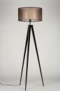 Vloerlamp 30889: design, modern, stof, metaal #4