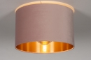 Foto 30915-1: Sfeervolle plafondlamp in een trendy kleurencombinatie; roze / goud.