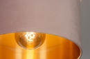 Foto 30915-3: Sfeervolle plafondlamp in een trendy kleurencombinatie; roze / goud.
