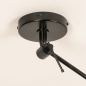 Foto 30921-12: Verstelbare hanglamp met knikarm en lampenkap in taupe kleur