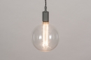 Hanglamp 30977: industrieel, modern, glas, helder glas #1