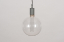 Hanglamp 30977: industrieel, modern, glas, helder glas #3