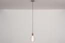 Hanglamp 30977: industrieel, modern, glas, helder glas #5