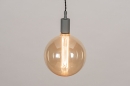 Hanglamp 30979: industrieel, modern, glas, zacht geel #1