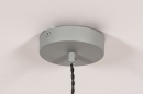 Hanglamp 30979: industrieel, modern, glas, zacht geel #4