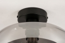 Plafondlamp 31002: modern, eigentijds klassiek, glas, metaal #8