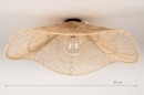 Plafondlamp 31021: landelijk, modern, retro, hout #1