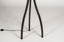 Vloerlamp 31057: design, modern, hout, stof #12