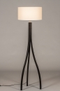 Vloerlamp 31057: design, modern, hout, stof #3