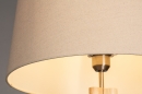 Foto 31059-8 detailfoto: Driepoot vloerlamp van hout met beige kap