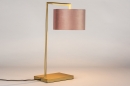 Tafellamp 31070: modern, eigentijds klassiek, messing, stof #2