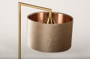 Tafellamp 31076: modern, eigentijds klassiek, messing, stof #5
