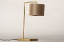 Tafellamp 31076: modern, eigentijds klassiek, messing, stof #7