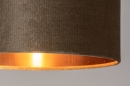 Tafellamp 31076: modern, eigentijds klassiek, messing, stof #8