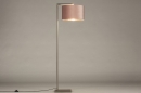 Vloerlamp 31091: modern, eigentijds klassiek, staal rvs, stof #12