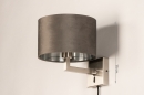 Wandlamp 31107: landelijk, modern, eigentijds klassiek, staal rvs #1
