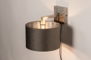 Wandlamp 31107: landelijk, modern, eigentijds klassiek, staal rvs #12