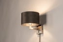 Wandlamp 31107: landelijk, modern, eigentijds klassiek, staal rvs #3