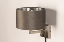 Wandlamp 31107: landelijk, modern, eigentijds klassiek, staal rvs #6