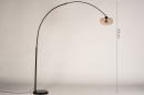 Stehleuchte 31134: modern, Retro, Glas, Metall #1