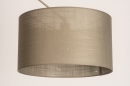 Foto 31140-10: Verstelbare XL hanglamp met Knikarm met taupe kleurige kap