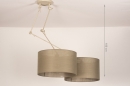 Hanglamp 31146: landelijk, modern, eigentijds klassiek, stof #1