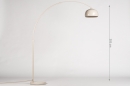 Vloerlamp 31162: modern, retro, marmer, metaal #1