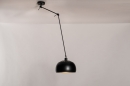 Hanglamp 31173: modern, retro, metaal, zwart #10