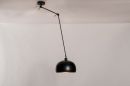 Pendelleuchte 31173: modern, Retro, Metall, schwarz #10