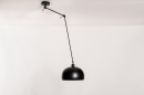 Hanglamp 31173: modern, retro, metaal, zwart #11