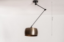 Hanglamp 31175: modern, eigentijds klassiek, messing, geschuurd #10