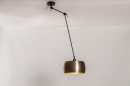 Hanglamp 31175: modern, eigentijds klassiek, messing, geschuurd #11