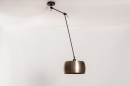 Hanglamp 31175: modern, eigentijds klassiek, messing, geschuurd #12